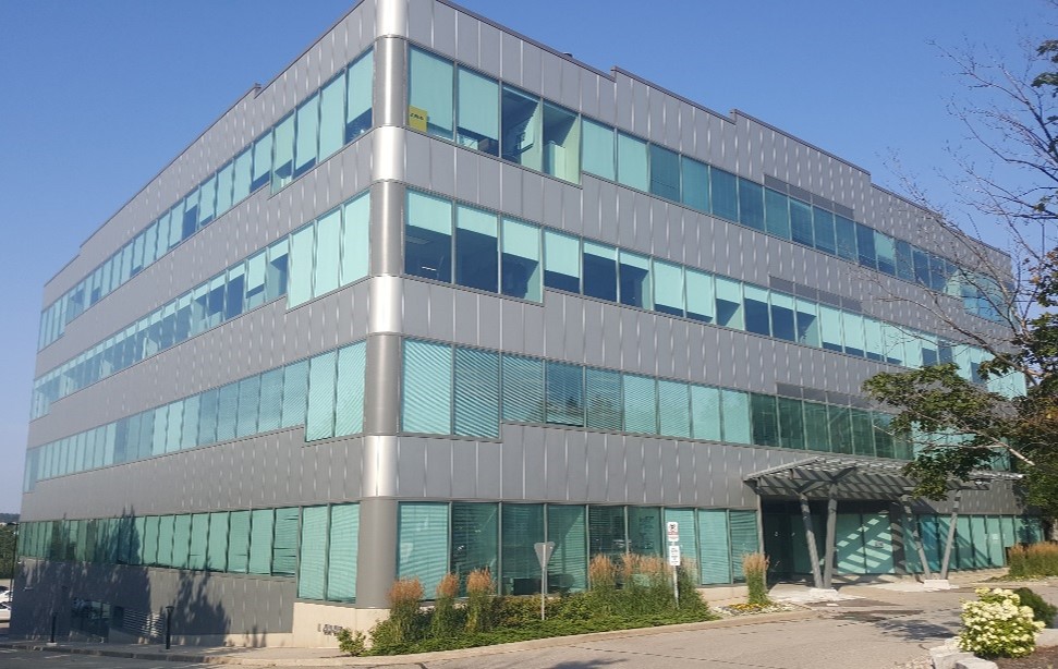 Modern office real estate building exterior