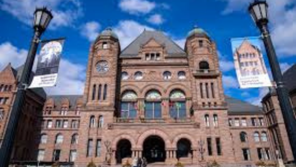 Historic Queens Park Ontario Legislature building - real estate in Ontario