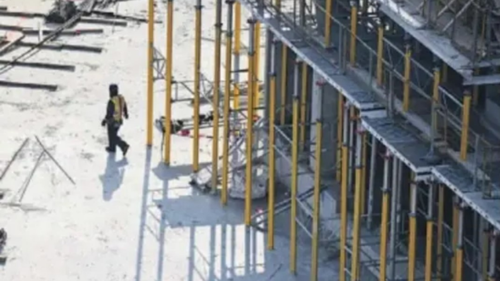 Commercial building real estate under construction