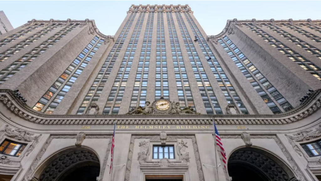 Historic commercial building real estate used for office leasing